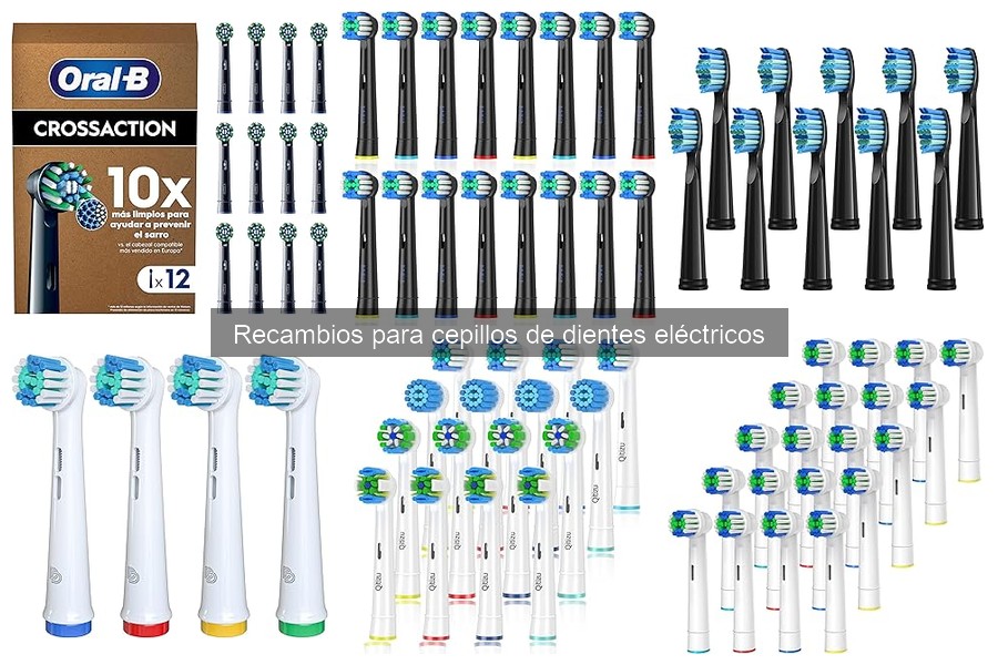 Recambios ecológicos para cepillos de dientes eléctricos