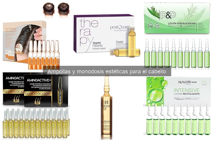 Resultados y beneficios de las ampollas estéticas para el cabello
