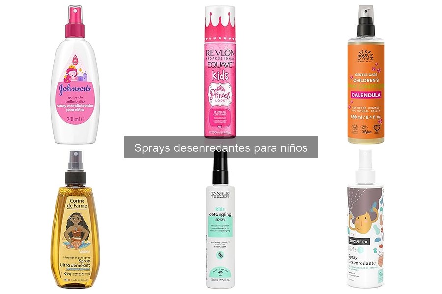 Sprays desenredantes para niños: ¿qué son y cómo funcionan?