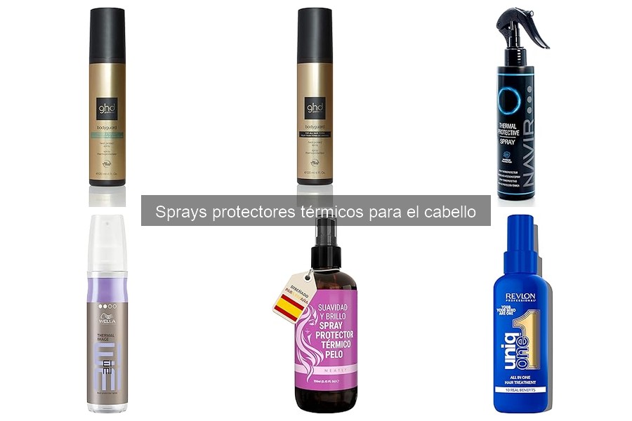 Sprays protectores térmicos sin químicos dañinos para el cabello