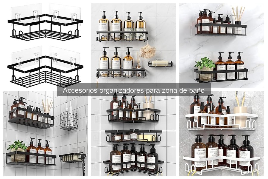 Tipos de accesorios organizadores para baño: guía completa