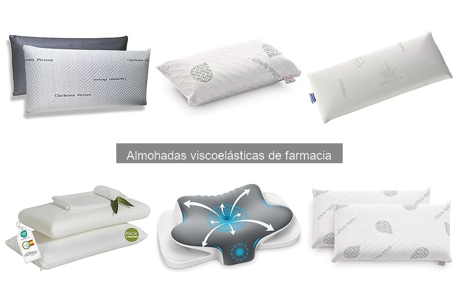 Tipos de almohadas viscoelásticas y sus características