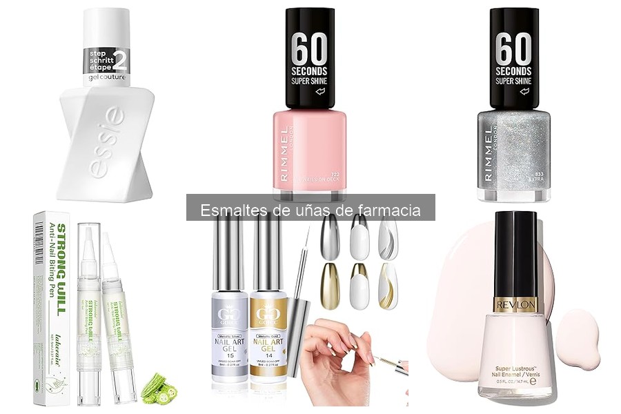 Tipos de esmaltes de uñas de farmacia: guía práctica