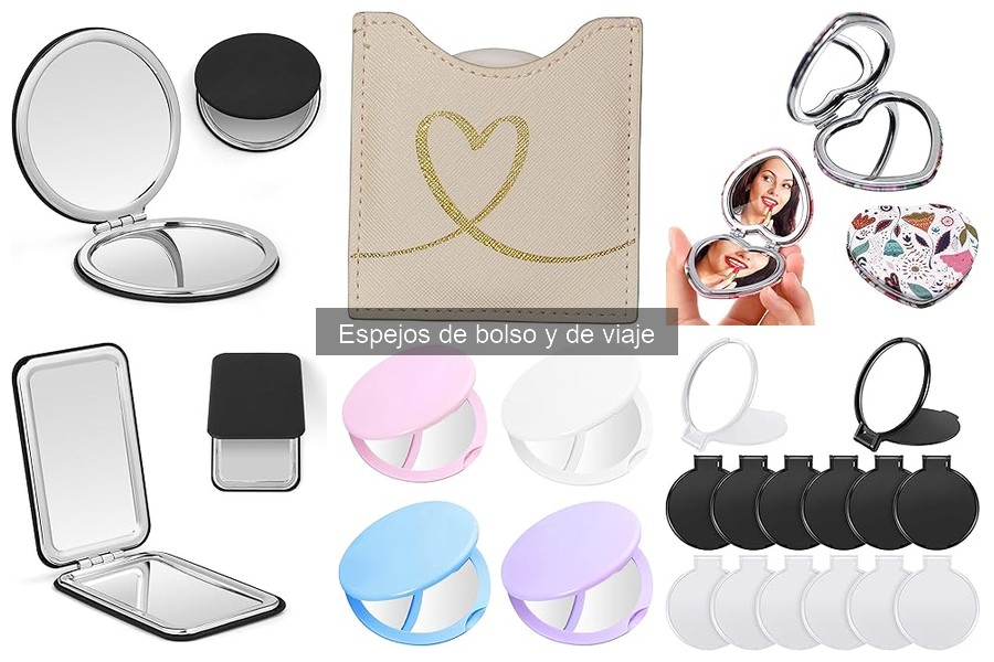 Tipos de espejos de bolso y de viaje: guía completa