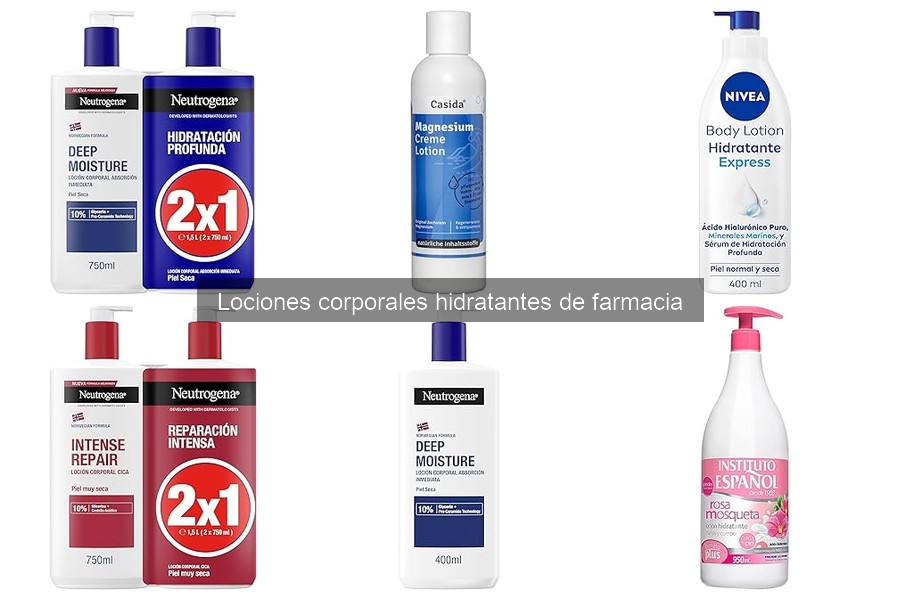 Tipos de lociones corporales hidratantes y sus usos