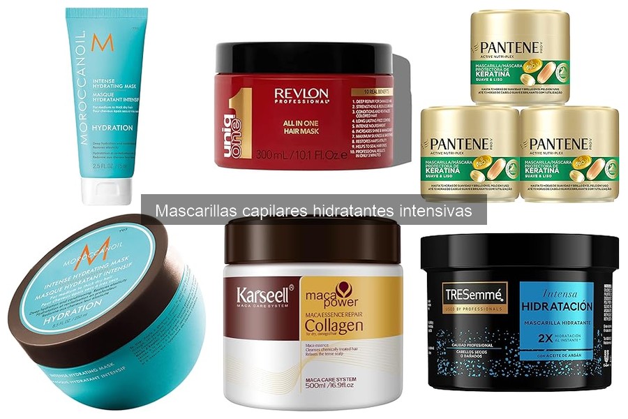 Tipos de mascarillas capilares hidratantes intensivas