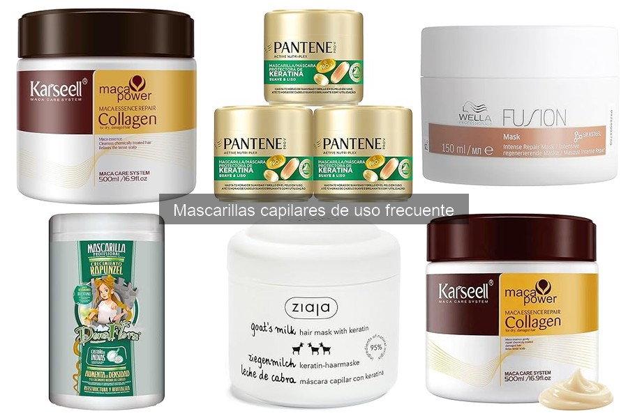 Tipos de mascarillas capilares y sus ingredientes clave