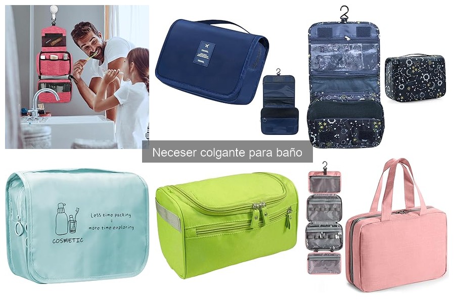 ** Tipos de Neceseres Colgantes para Baño: Encuentra el Ideal