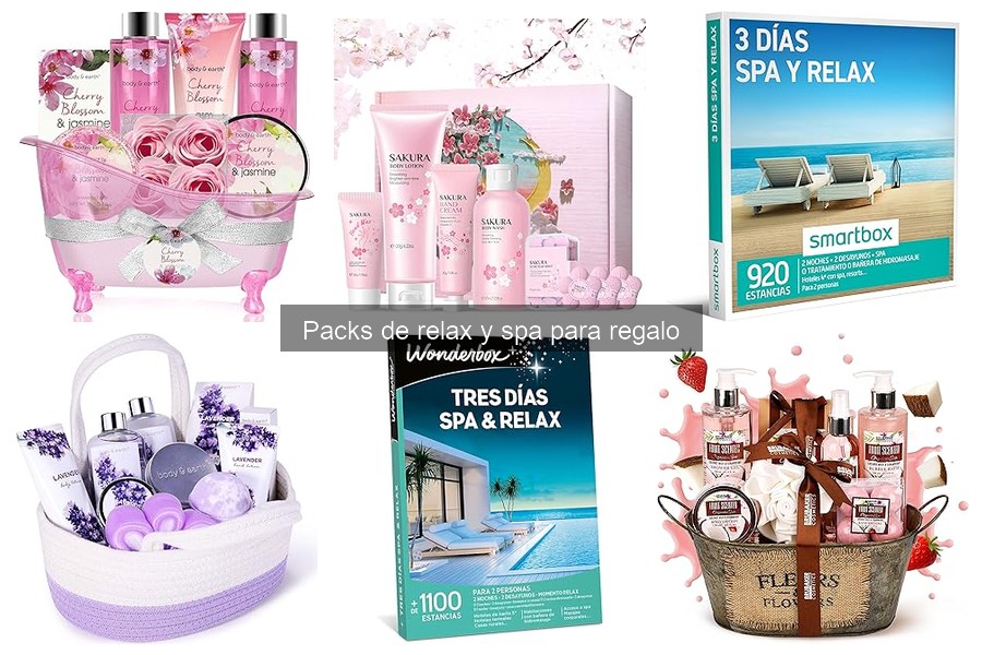 Tipos de Packs de Relax y Spa para Regalo: ¡Descubre Opciones!