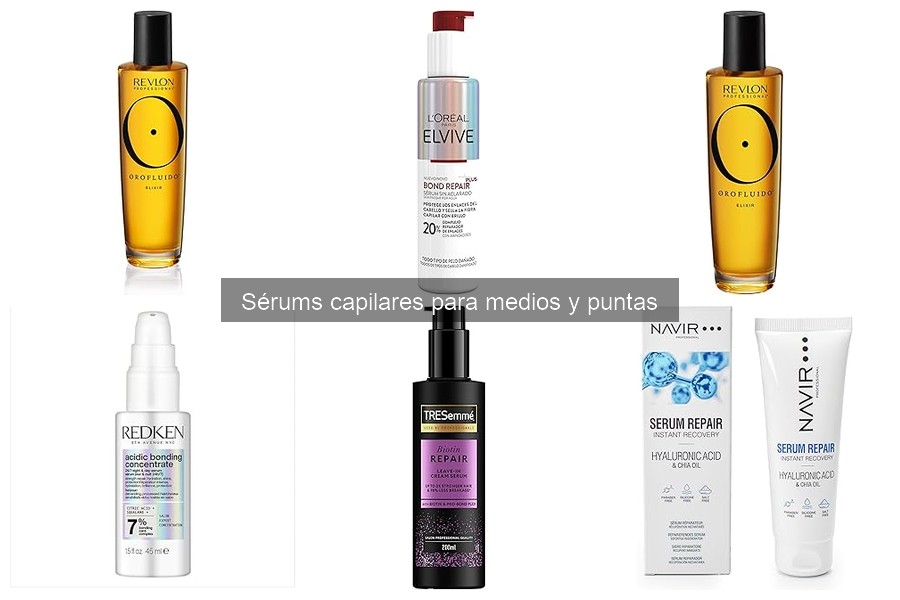 Tipos de sérums capilares para medios y puntas: guía completa