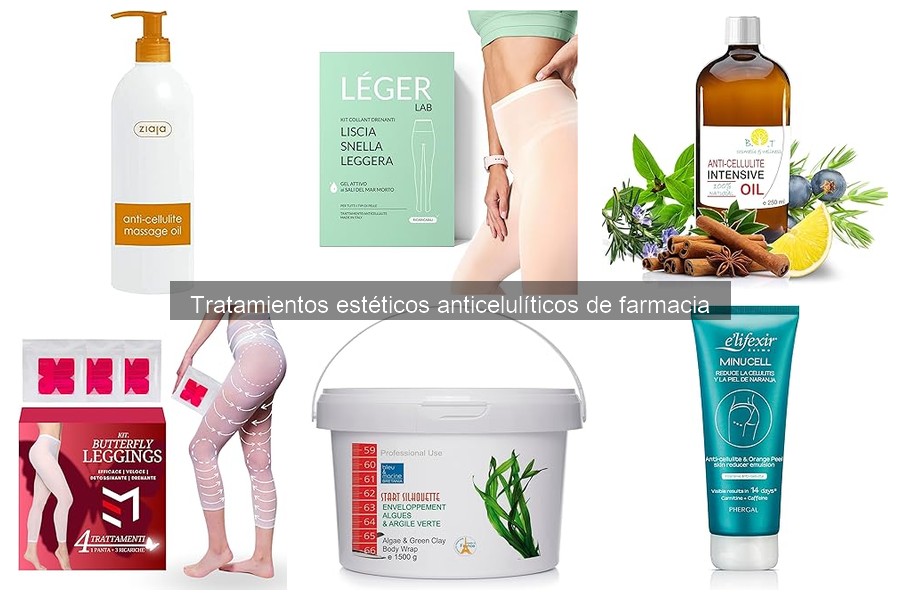 Tipos de tratamientos anticelulíticos en farmacia