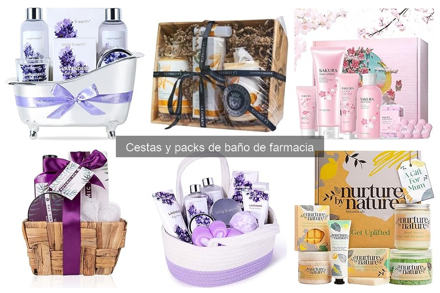 Ventajas de elegir cestas y packs de baño de farmacia