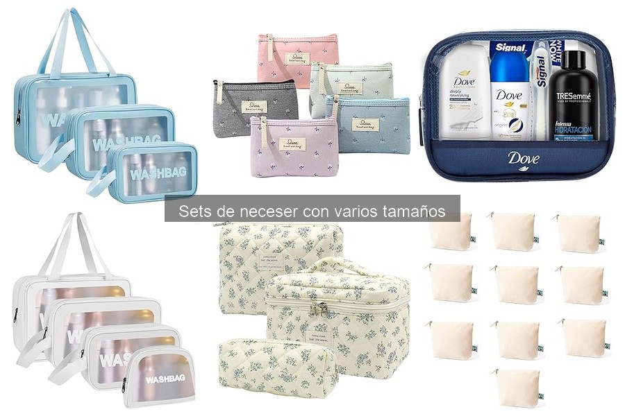 Ventajas de usar sets de neceser en comparación con sueltos