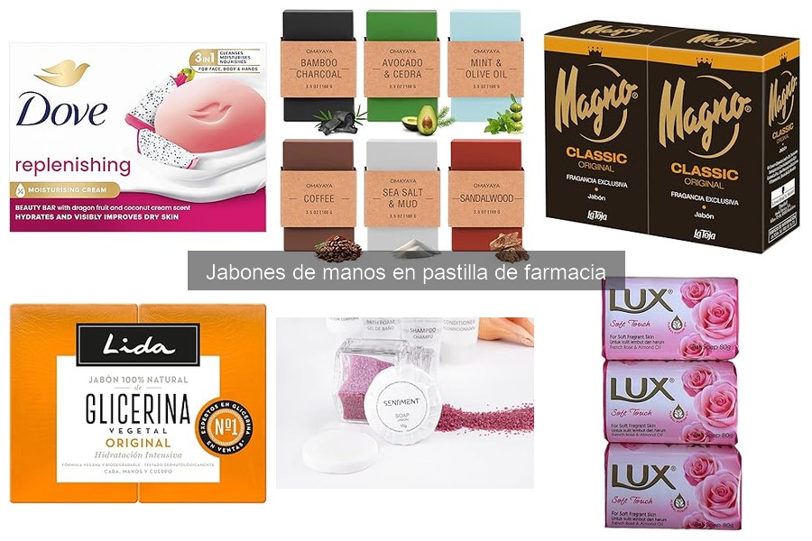 Ventajas y desventajas de jabones de manos en pastilla