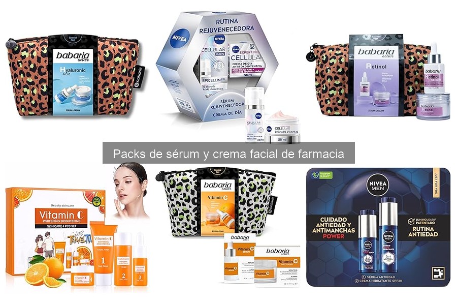 Ventajas y desventajas de los packs de sérum y crema facial